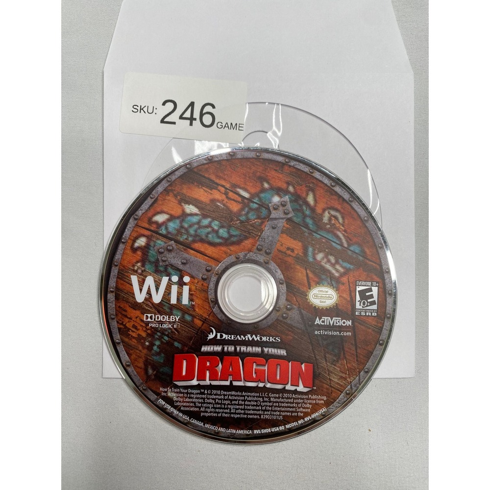 How to Train Your Dragon Nintendo Wii